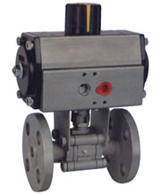 Pneumetic Actuator operated ball Valve